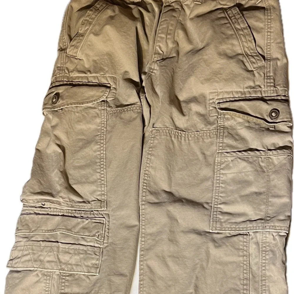 Eddie Bauer Cargo Pants Very Good Condition 100% Cotton Size 36x34 - Picture 3 of 16
